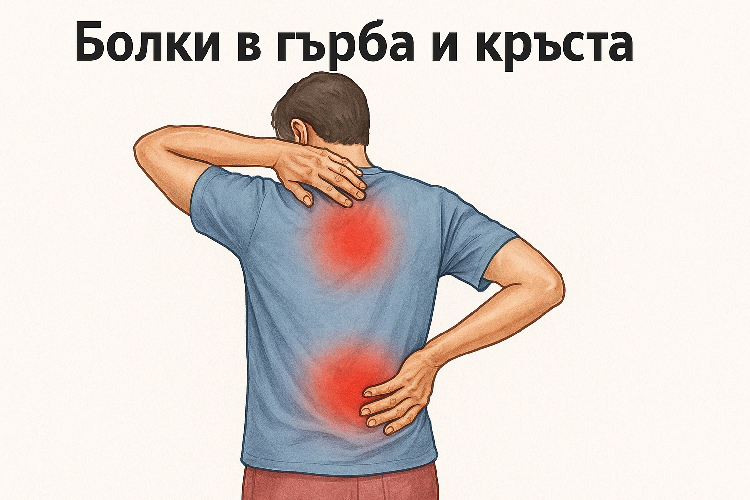 Болките в гъба и кръста: Бързо решение