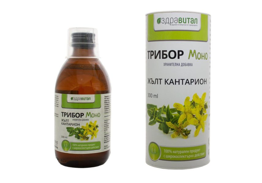 Здравитал Трибор Моно Жълт Кантарион 100% Жълт Кантарион