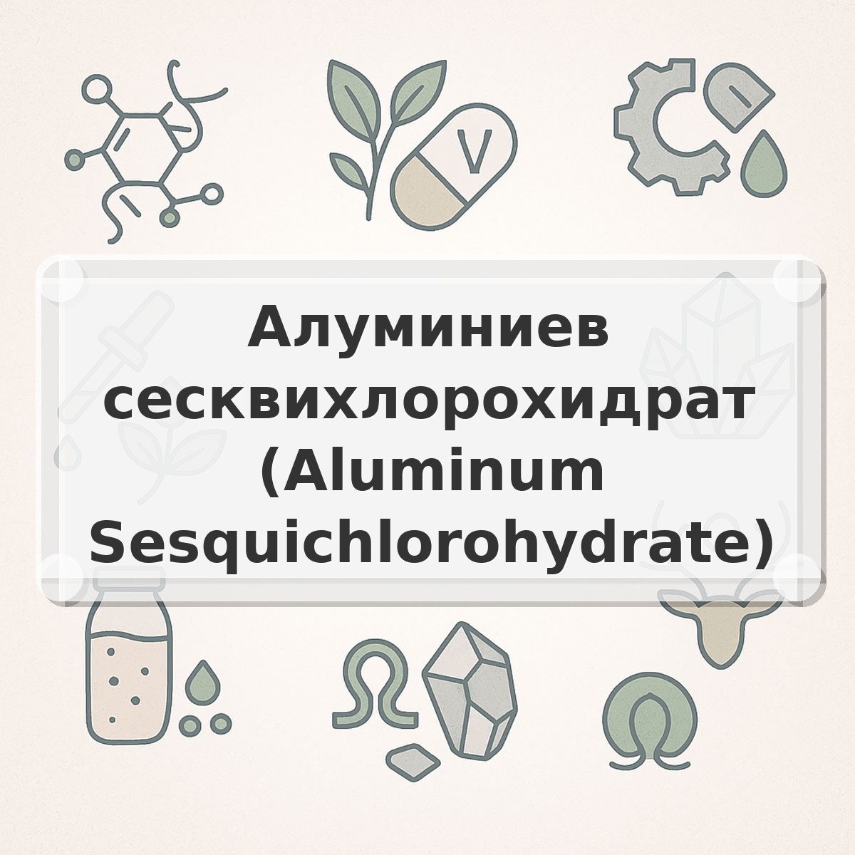 Алуминиев сесквихлорохидрат (Aluminum Sesquichlorohydrate)