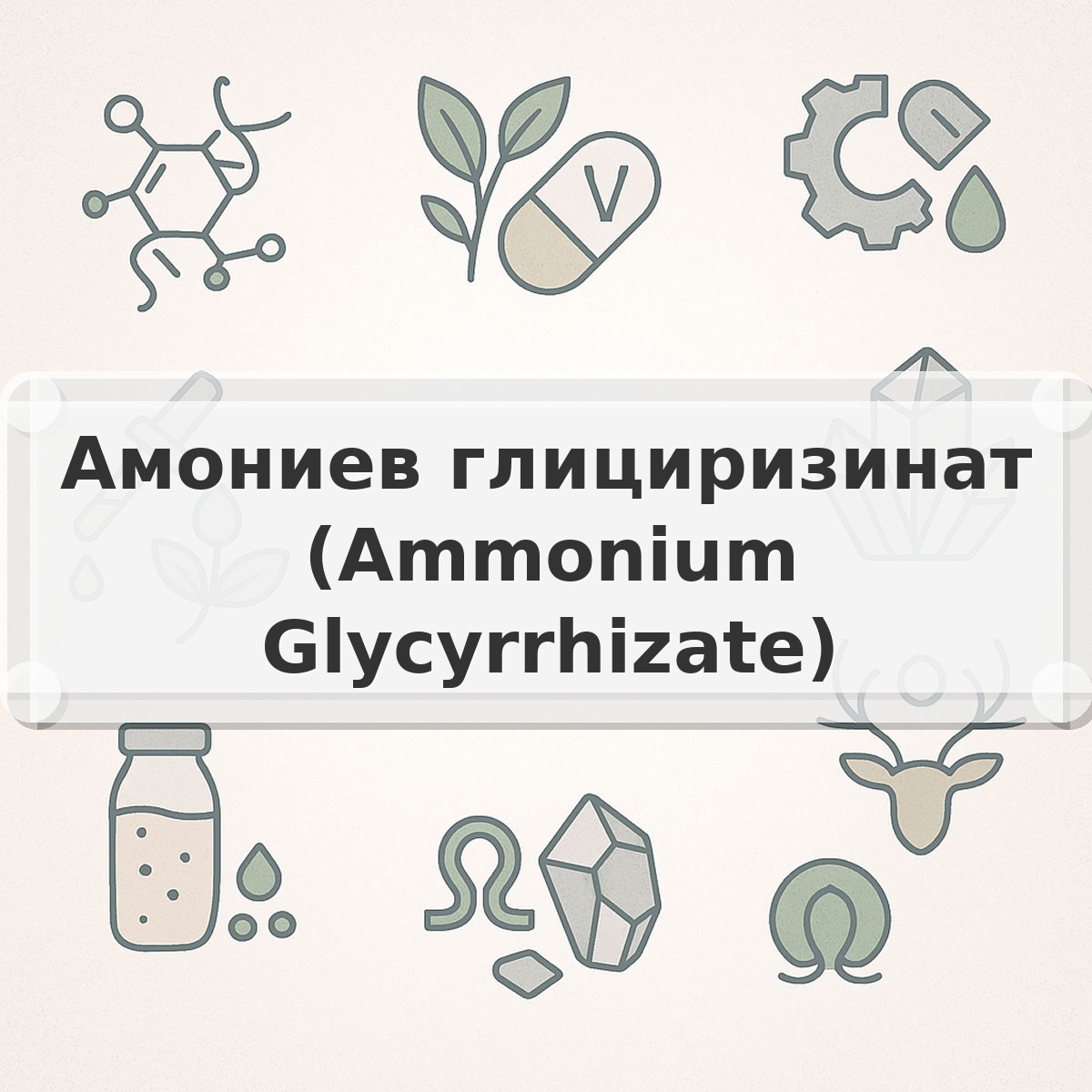 Амониев глициризинат (Ammonium Glycyrrhizate)