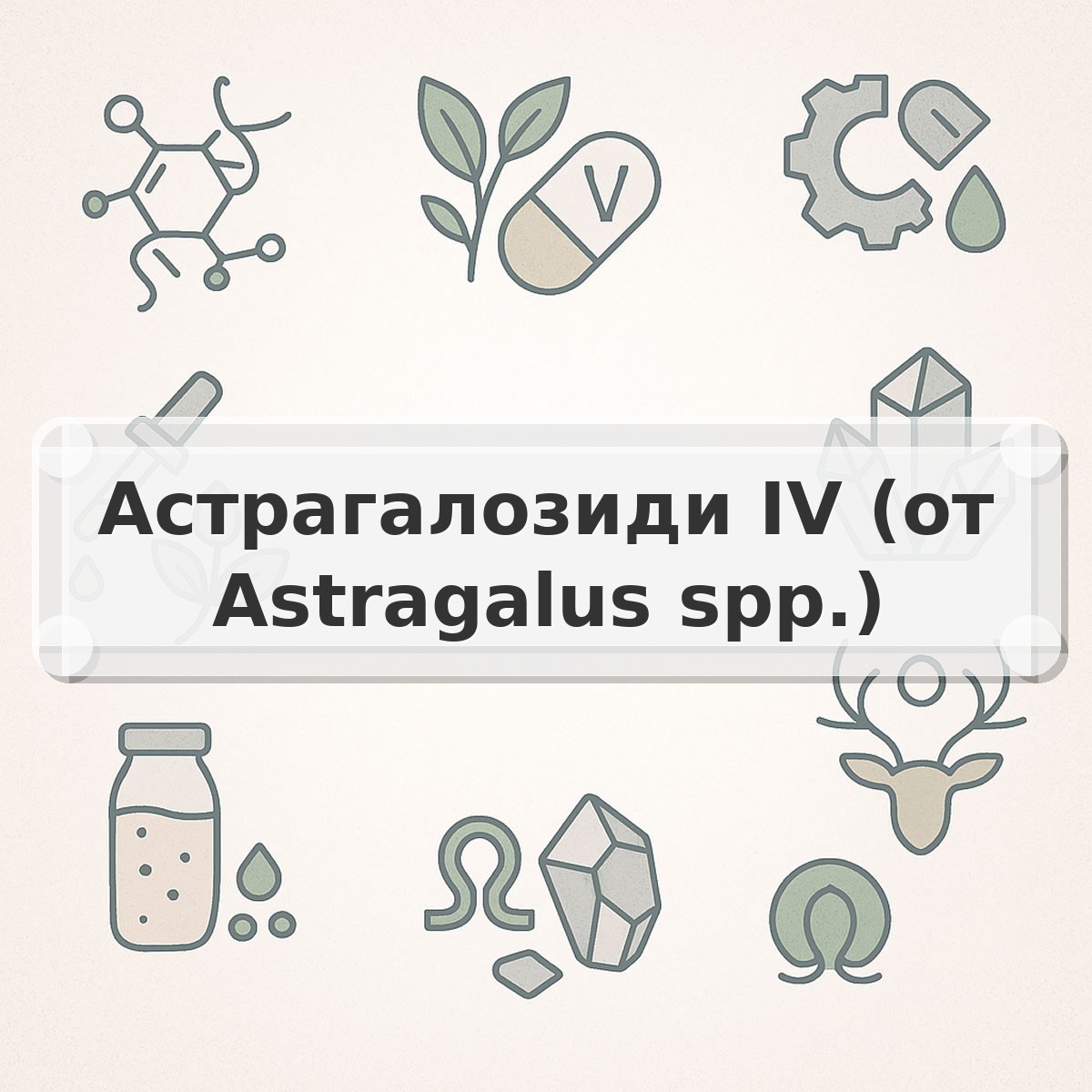 Астрагалозиди IV (от Astragalus spp.)