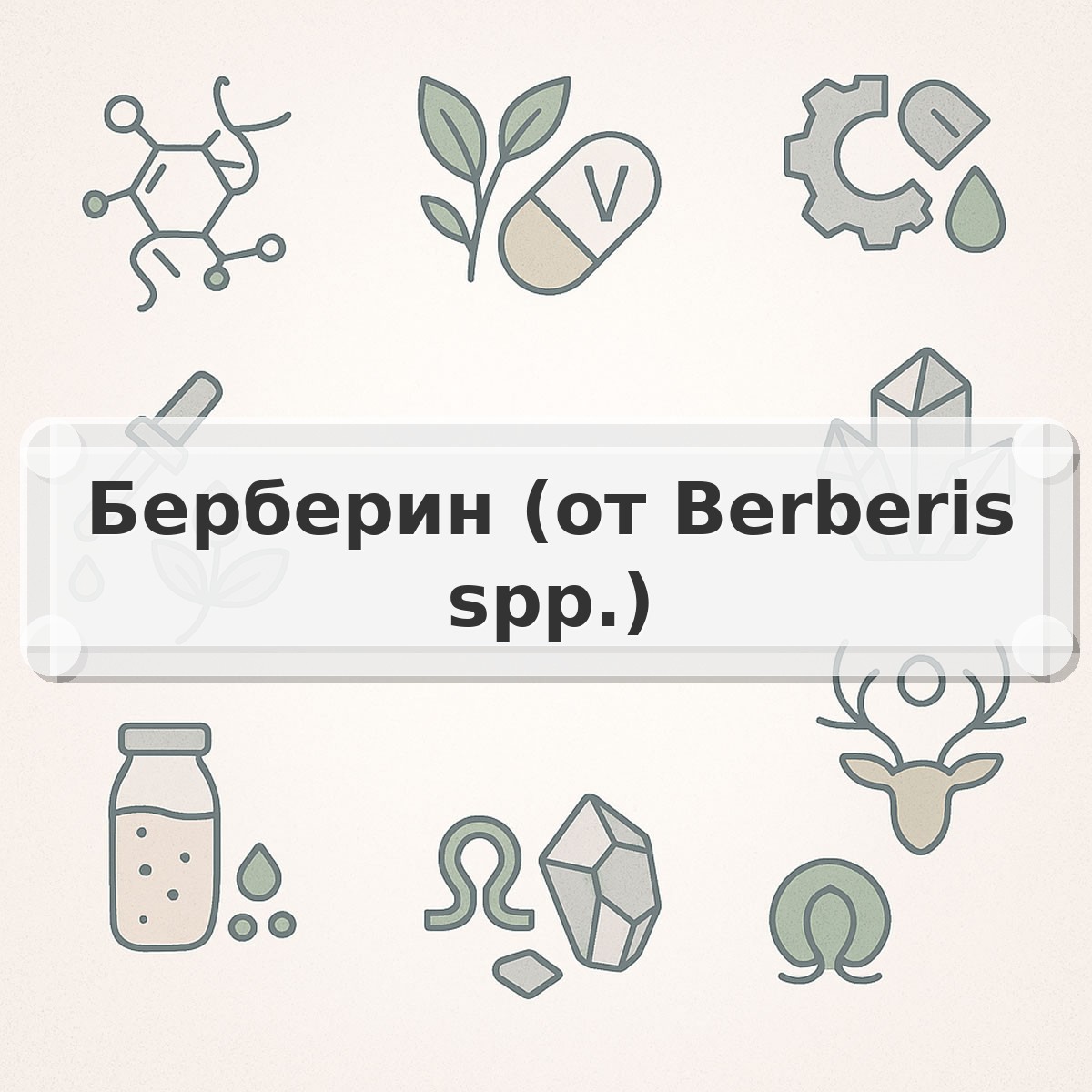 Берберин (от Berberis spp.)