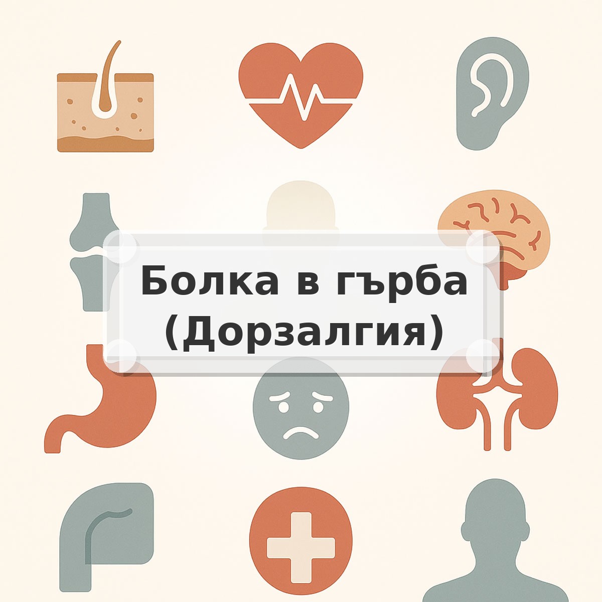 Болка в гърба (Дорзалгия)