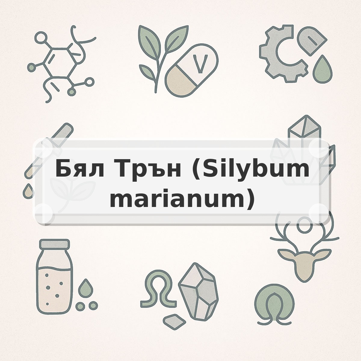 Бял Трън (Silybum marianum)