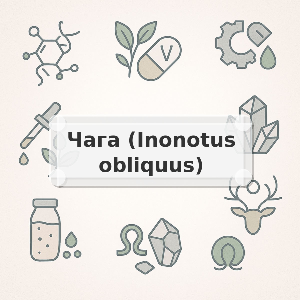 Чага (Inonotus obliquus)
