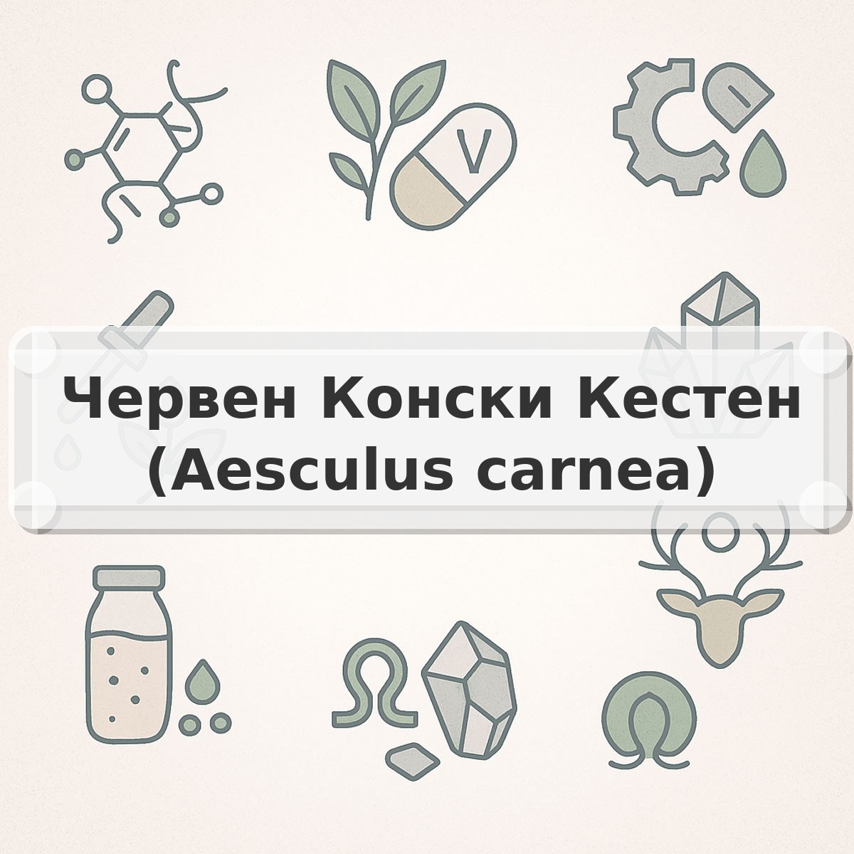 Червен Конски Кестен (Aesculus carnea)