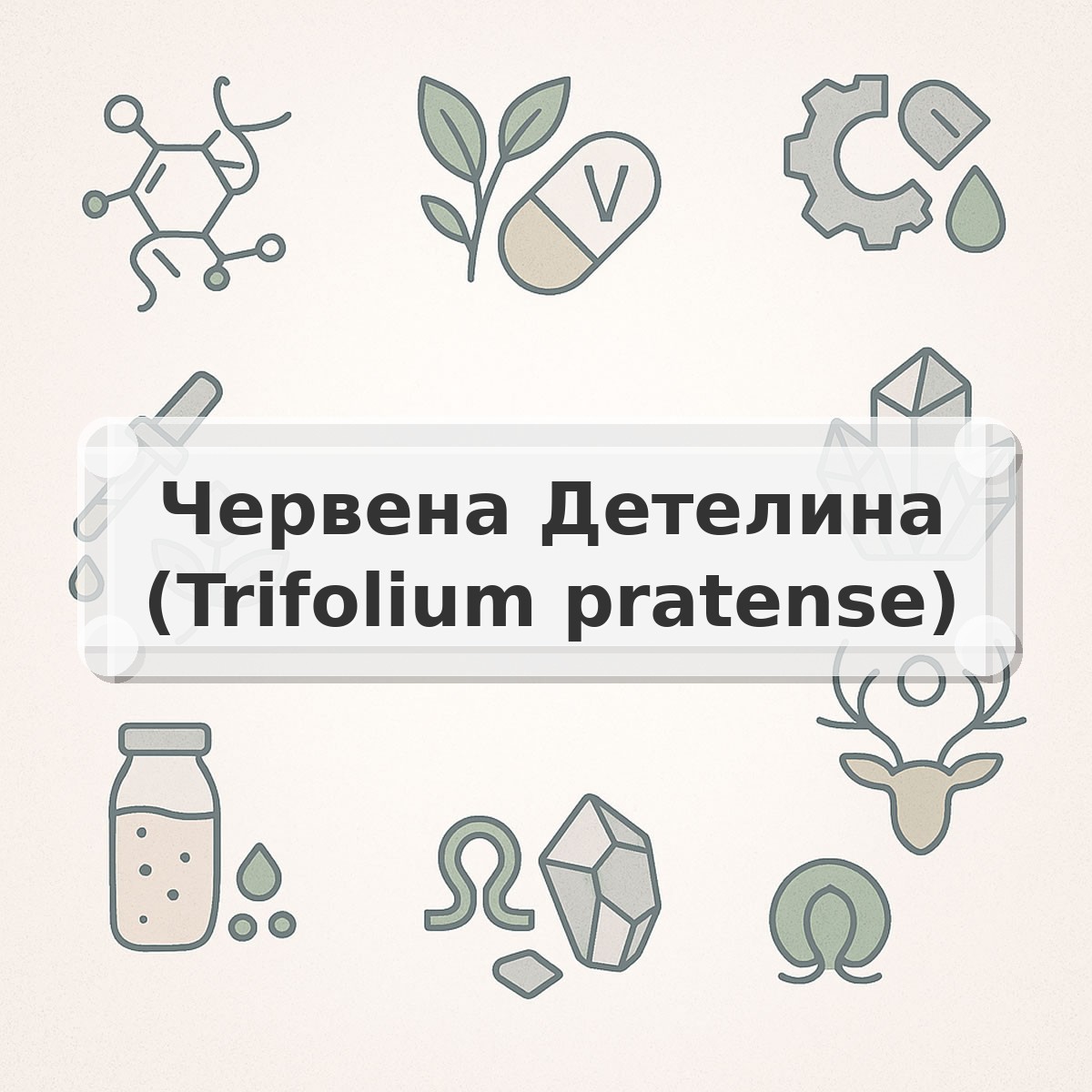 Червена Детелина (Trifolium pratense)