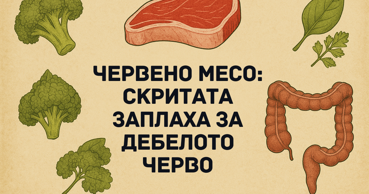 Червено месо: Скритата заплаха за здравето на дебелото черво