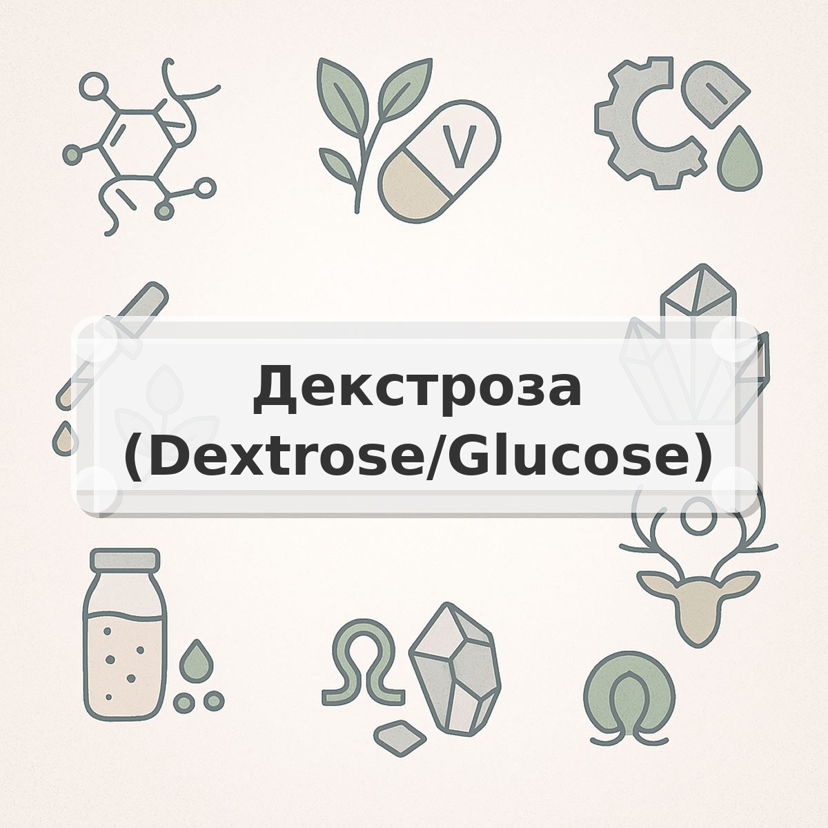 Декстроза (Dextrose/Glucose)