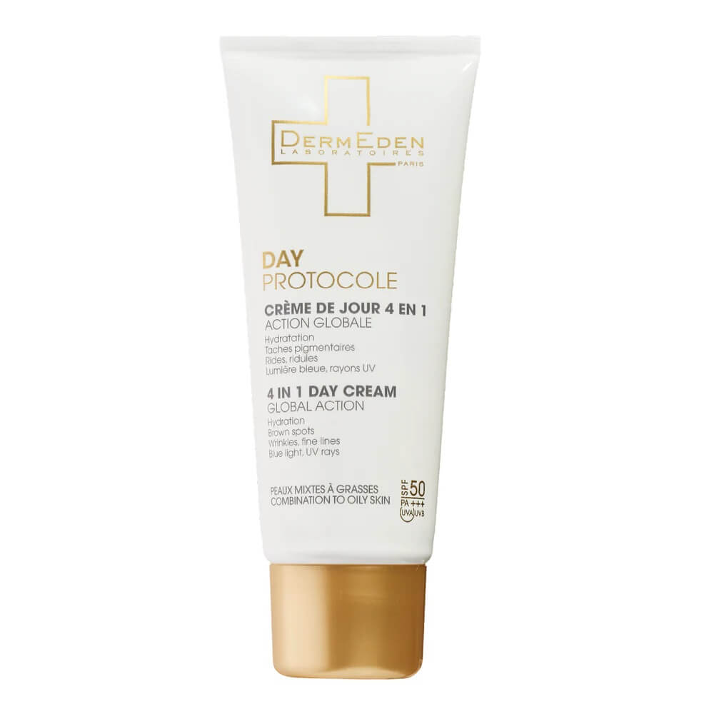 DERMEDEN Anti-Age Day Cream SPF 50 за Смесена и Мазна Кожа