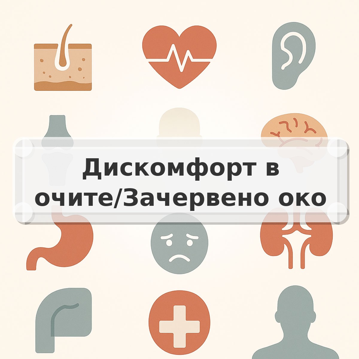 Дискомфорт в очите/Зачервено око
