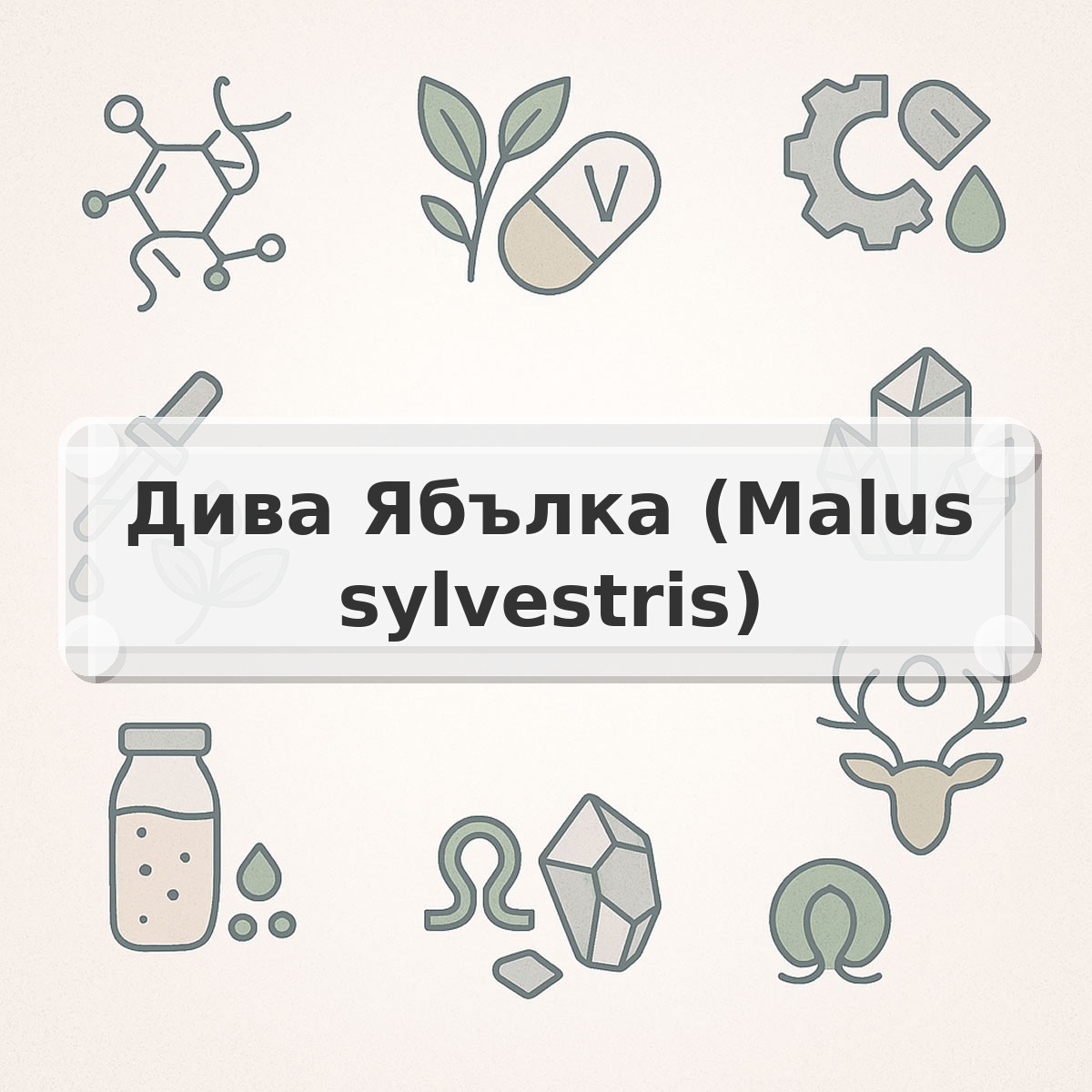 Дива Ябълка (Malus sylvestris)
