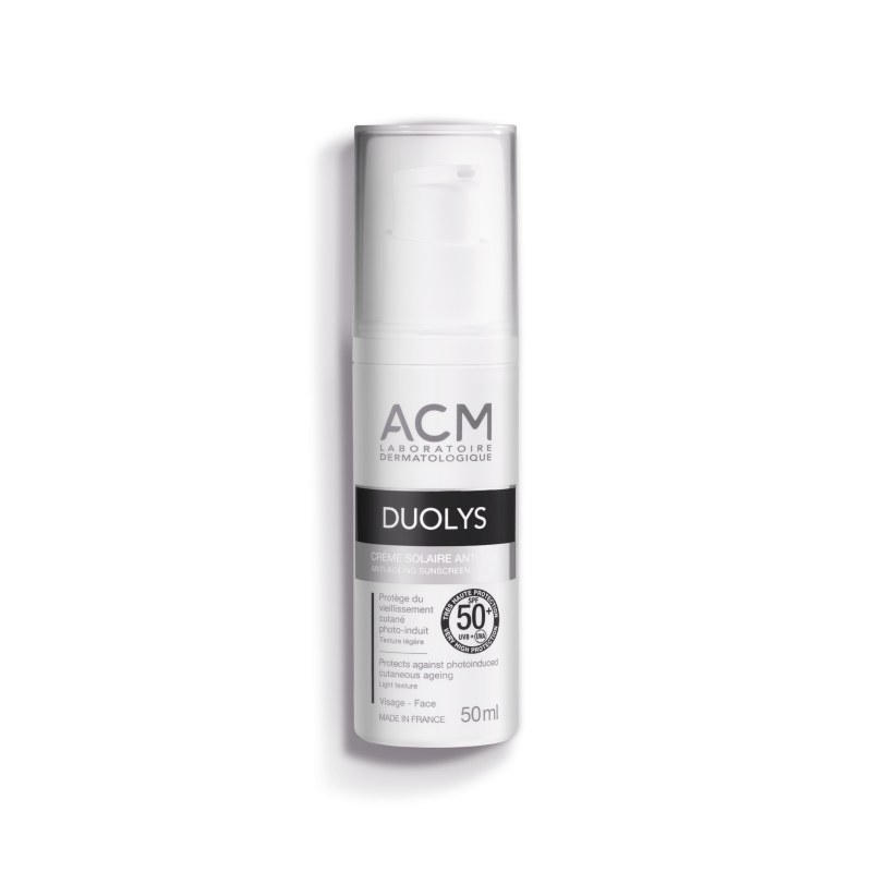 ACM DUOLYS Solaire Слънцезащитен Анти-ейдж Крем с Фактор 50+