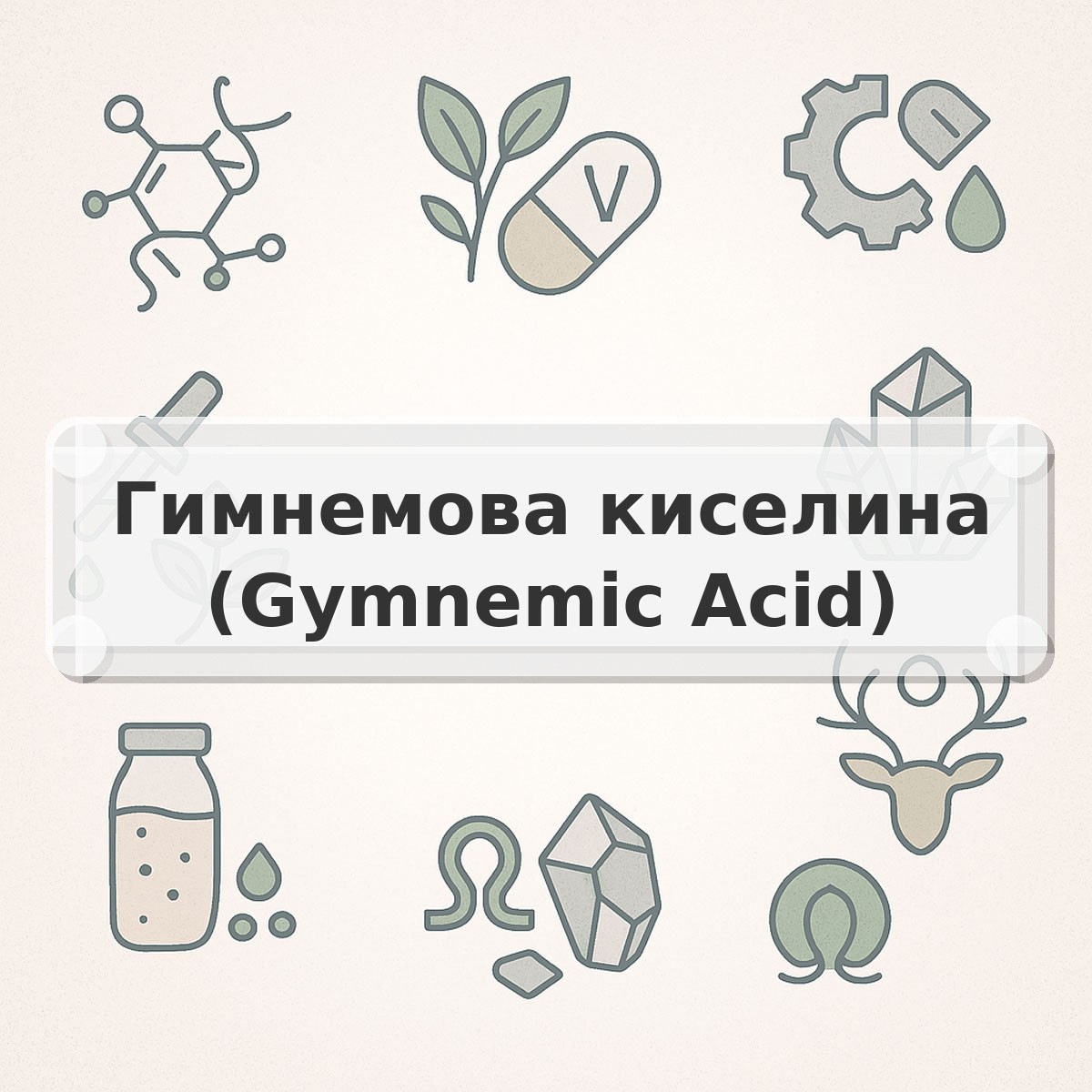 Гимнемова киселина (Gymnemic Acid)