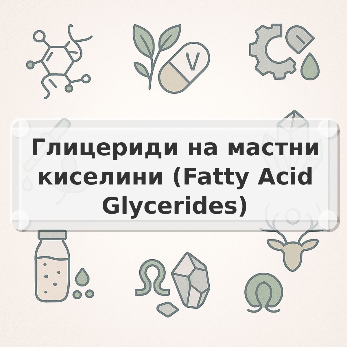 Глицериди на мастни киселини (Fatty Acid Glycerides)