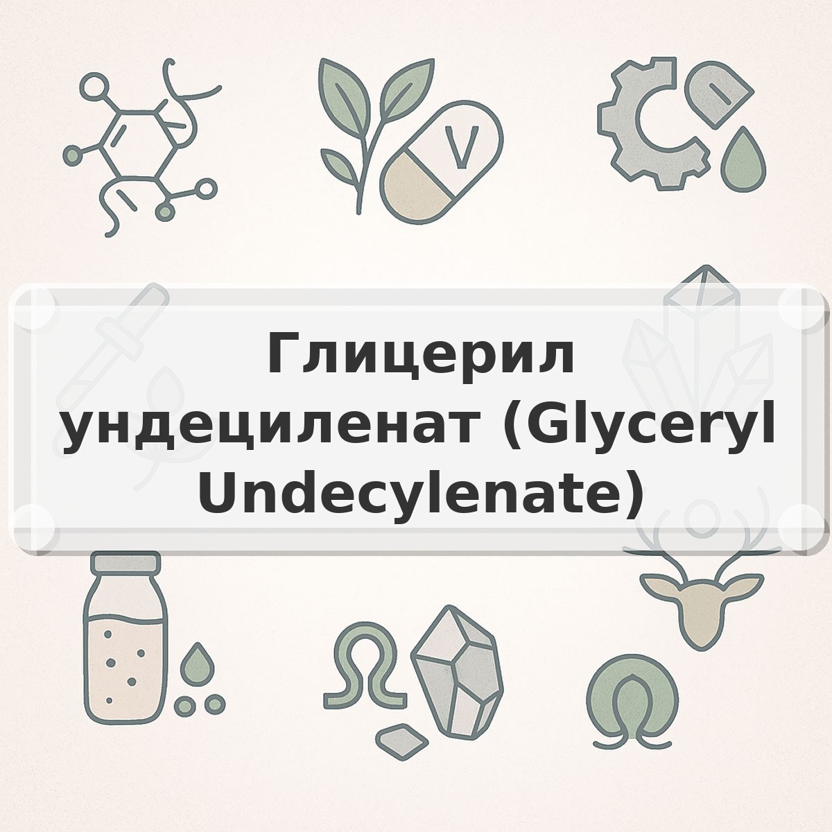 Глицерил ундециленат (Glyceryl Undecylenate)