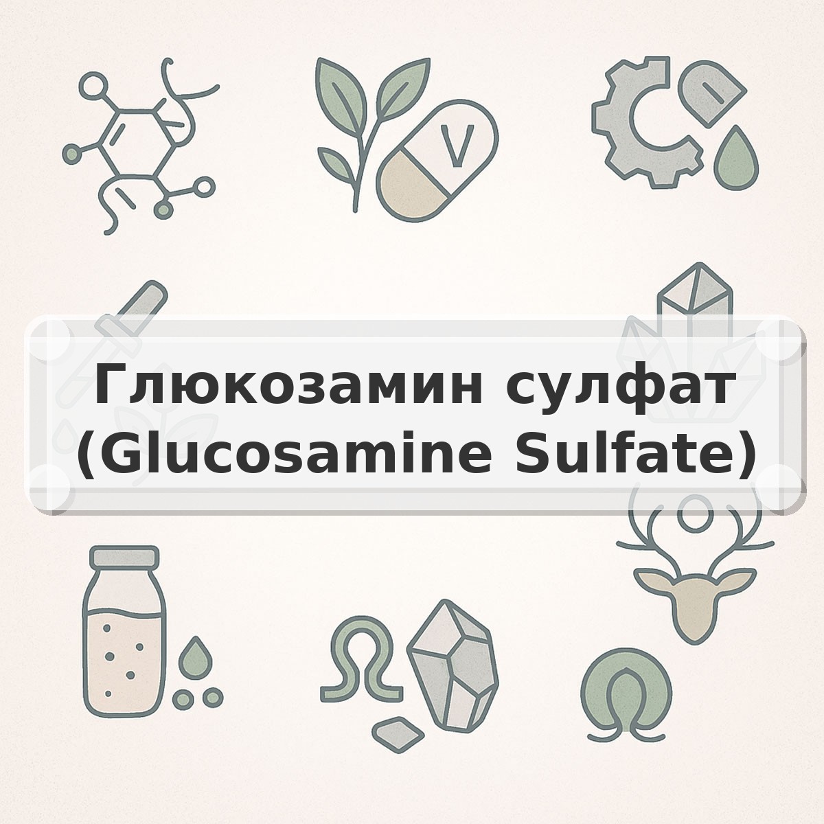 Глюкозамин сулфат (Glucosamine Sulfate)