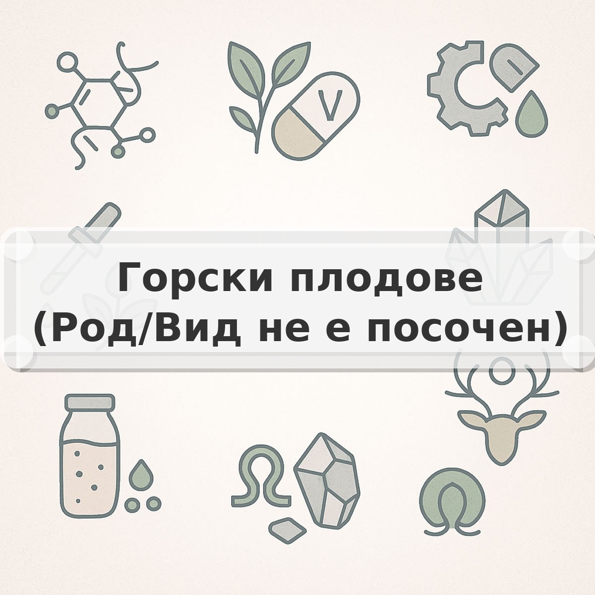 Горски плодове (Род/Вид не е посочен)