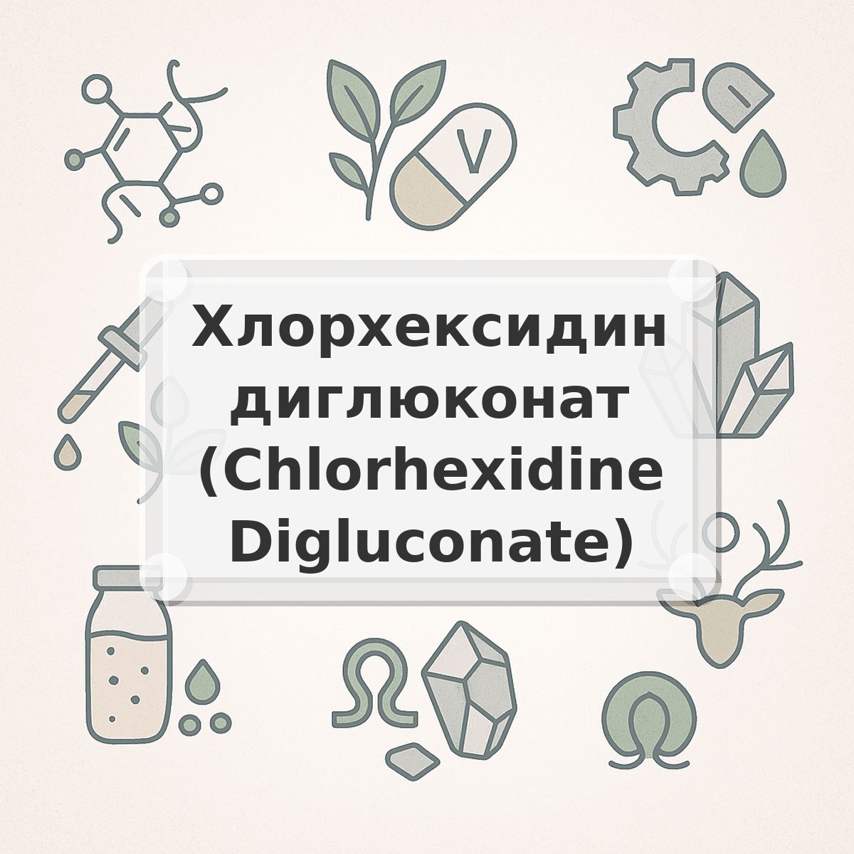 Хлорхексидин диглюконат (Chlorhexidine Digluconate)
