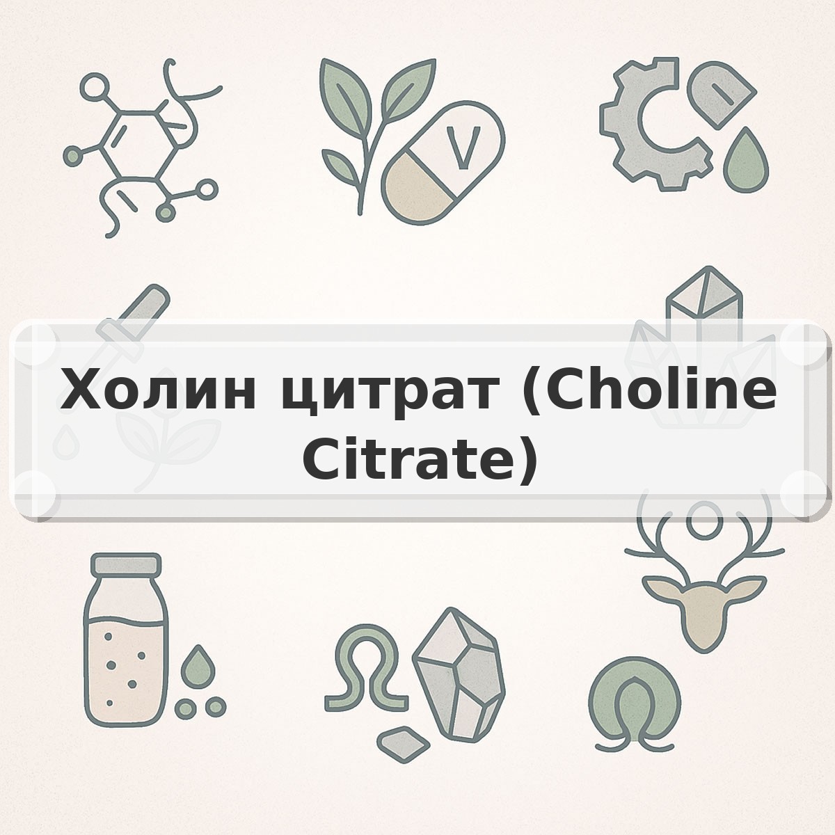 Холин цитрат (Choline Citrate)