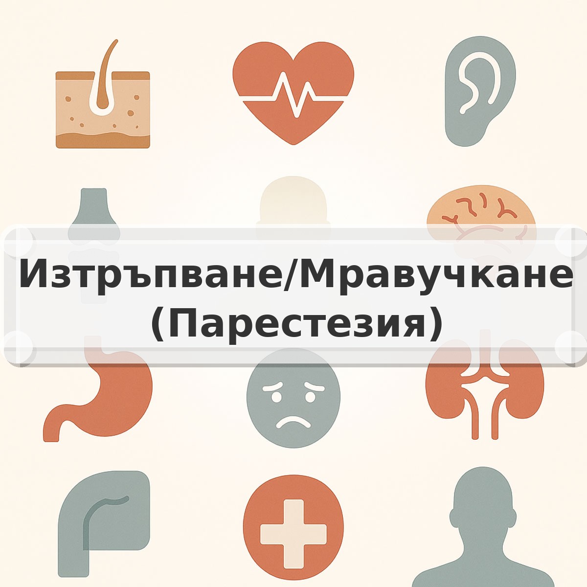 Изтръпване/Мравучкане (Парестезия)