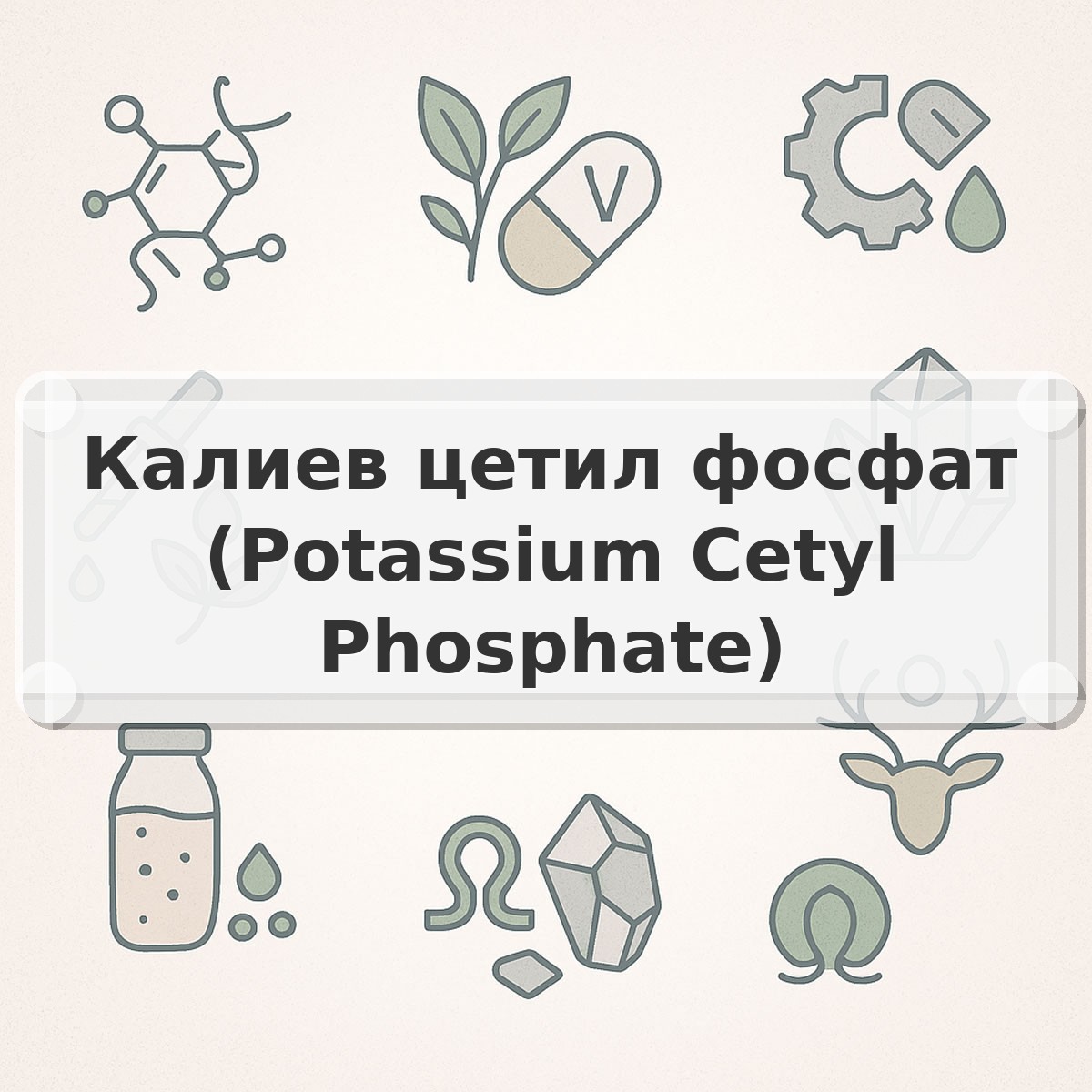 Калиев цетил фосфат (Potassium Cetyl Phosphate)