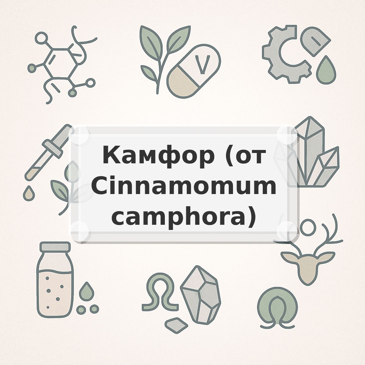 Камфор (от Cinnamomum camphora)