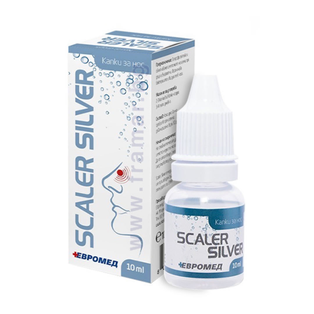 SCALER Silver – Наносребърни Капки за Нос