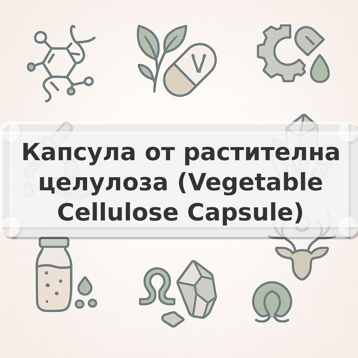 Капсула от растителна целулоза (Vegetable Cellulose Capsule)