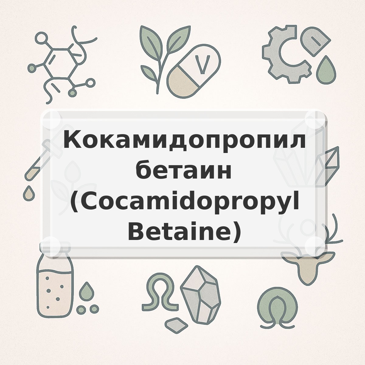 Кокамидопропил бетаин (Cocamidopropyl Betaine)