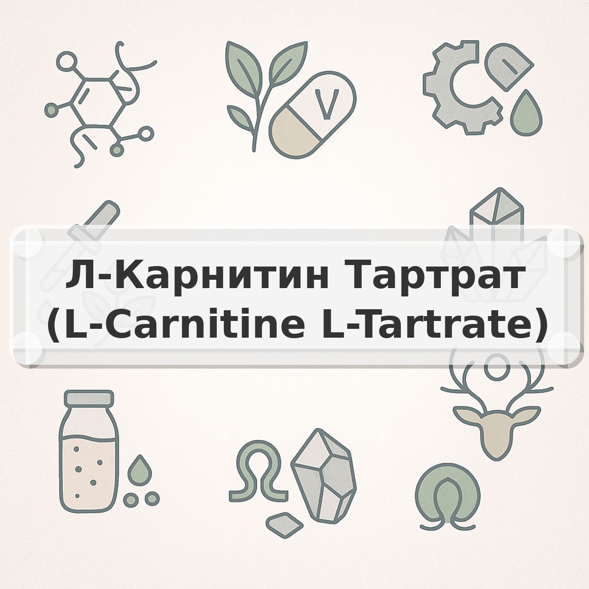 Л-Карнитин Тартрат (L-Carnitine L-Tartrate)