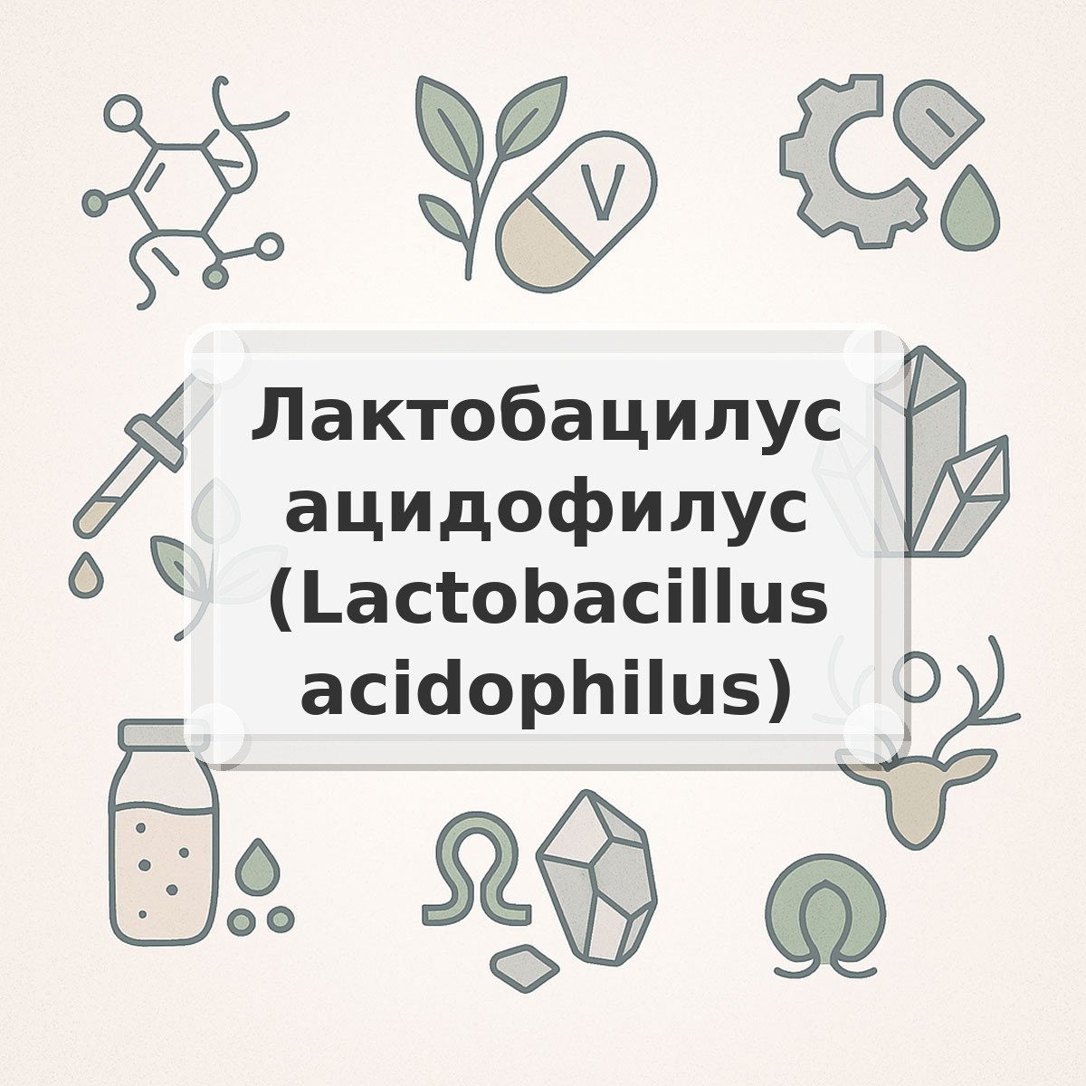 Лактобацилус ацидофилус (Lactobacillus acidophilus)