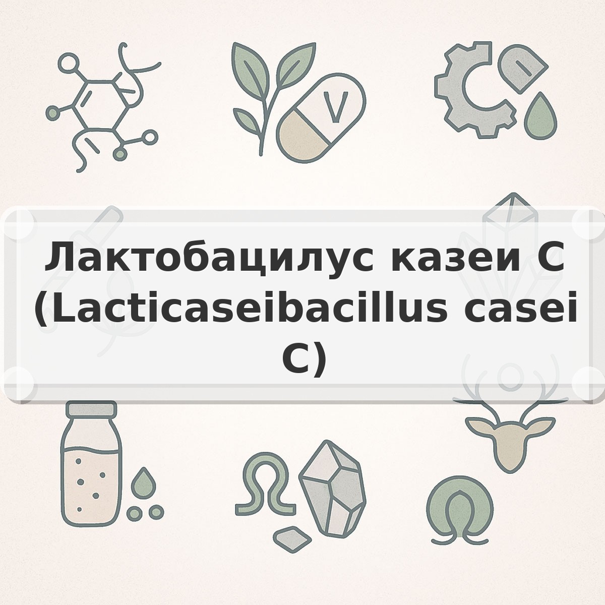 Лактобацилус казеи C (Lacticaseibacillus casei C)
