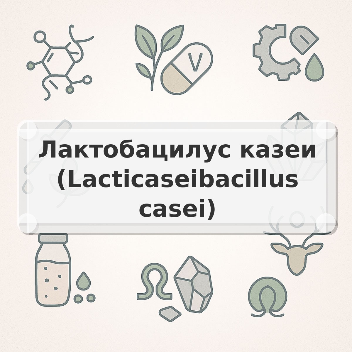 Лактобацилус казеи (Lacticaseibacillus casei)