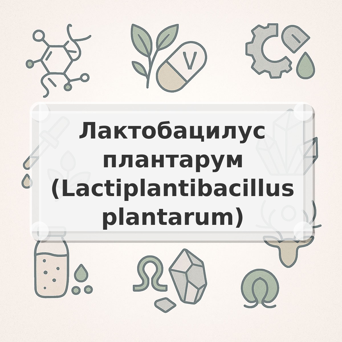 Лактобацилус плантарум (Lactiplantibacillus plantarum)