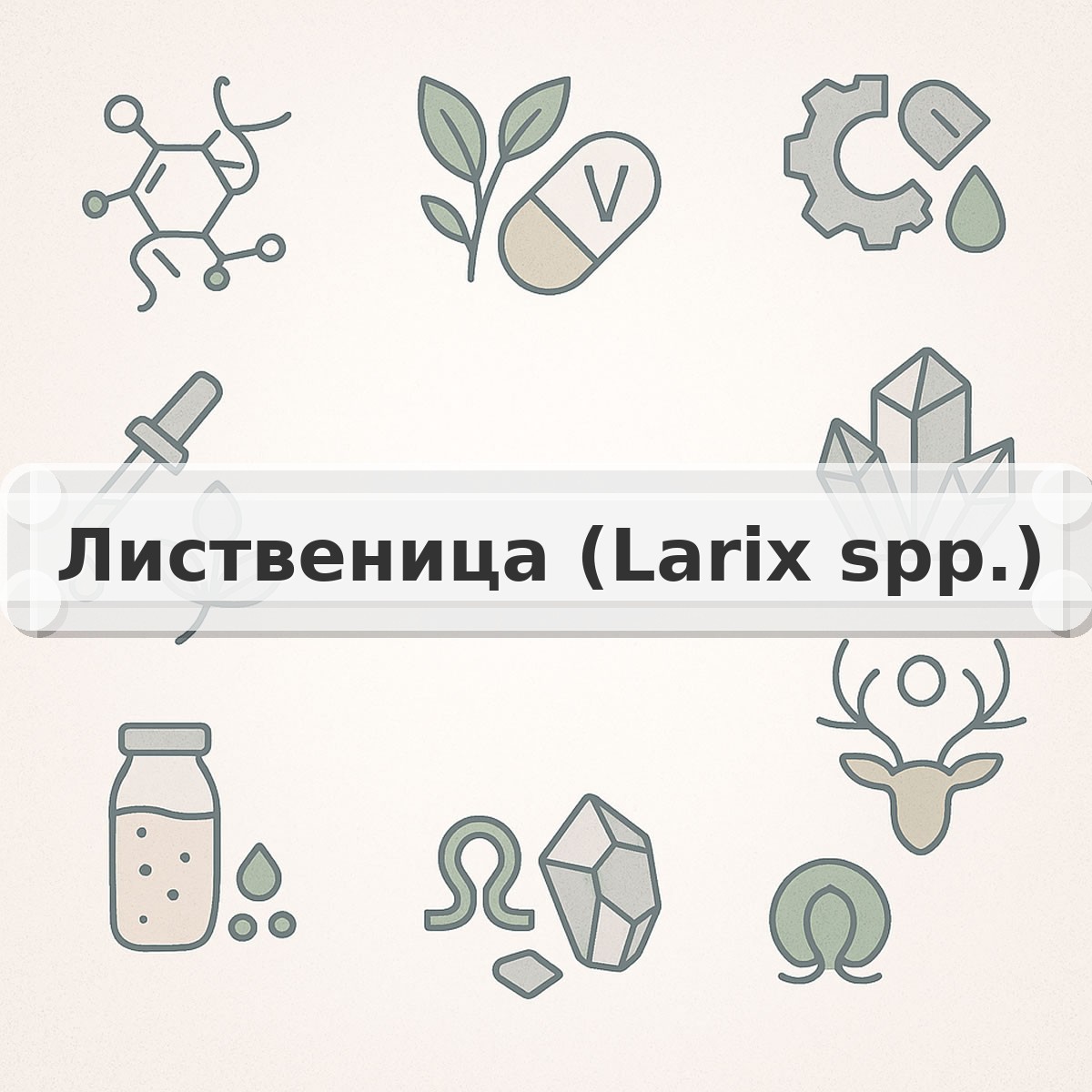 Лиственица (Larix spp.)