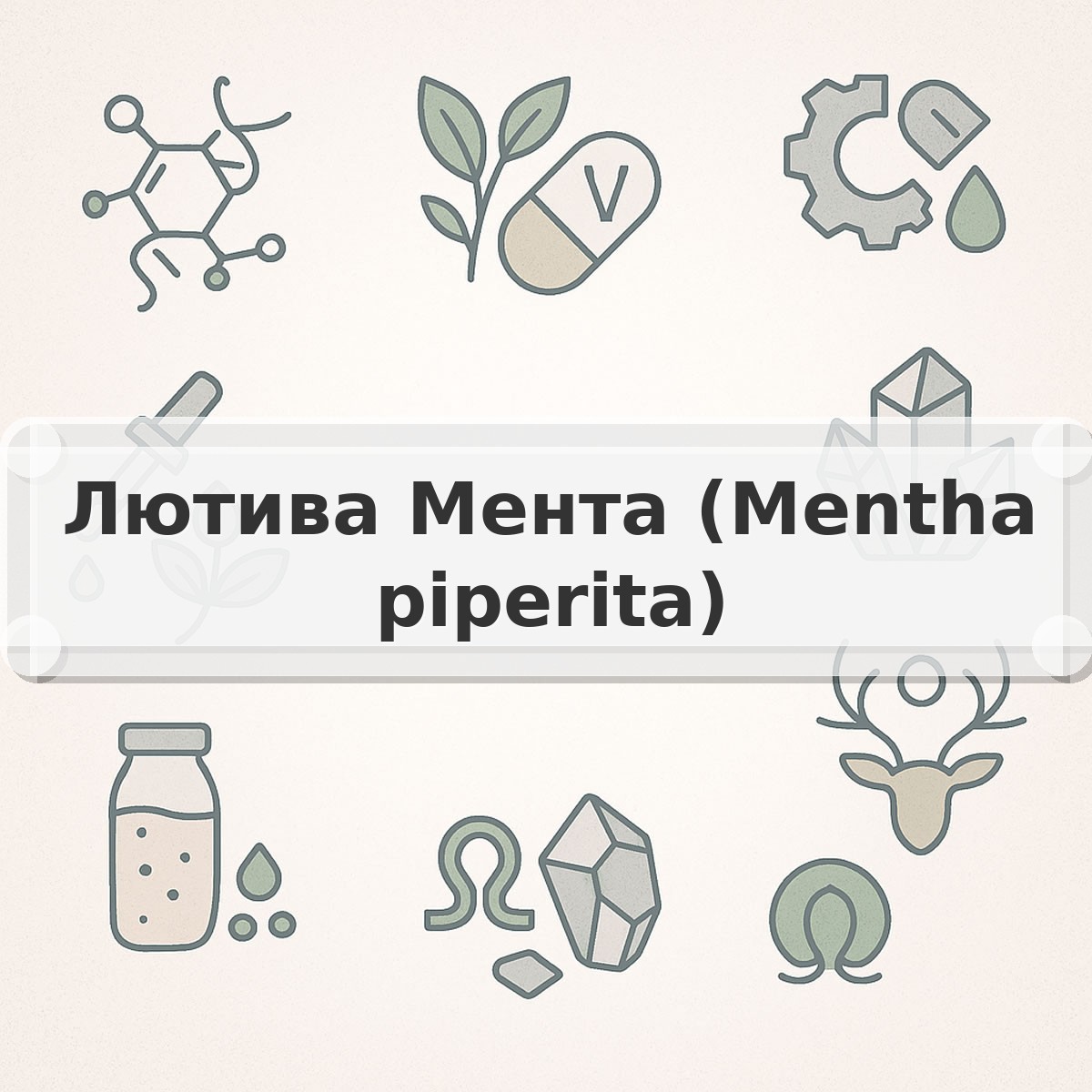 Лютива Мента (Mentha piperita)