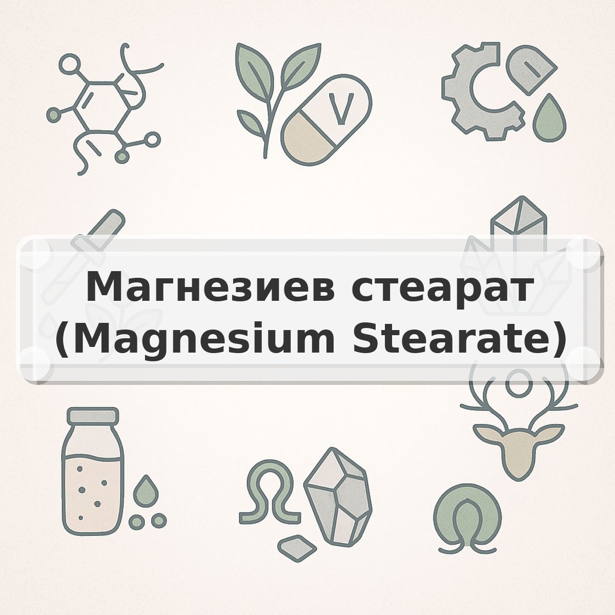 Магнезиев стеарат (Magnesium Stearate)