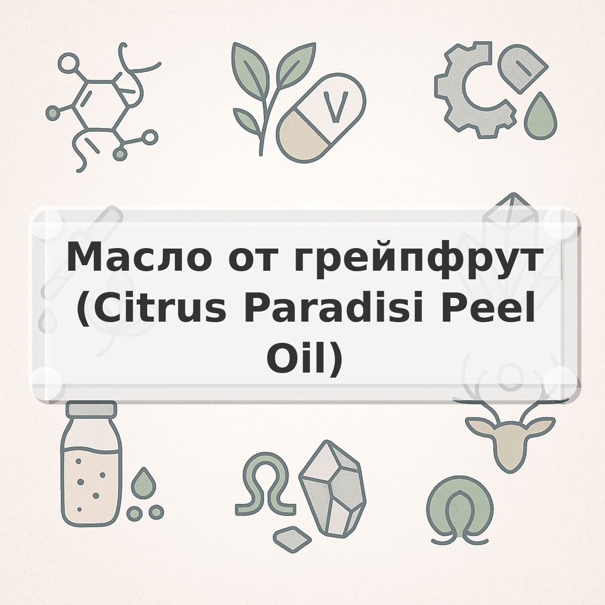 Масло от грейпфрут (Citrus Paradisi Peel Oil)