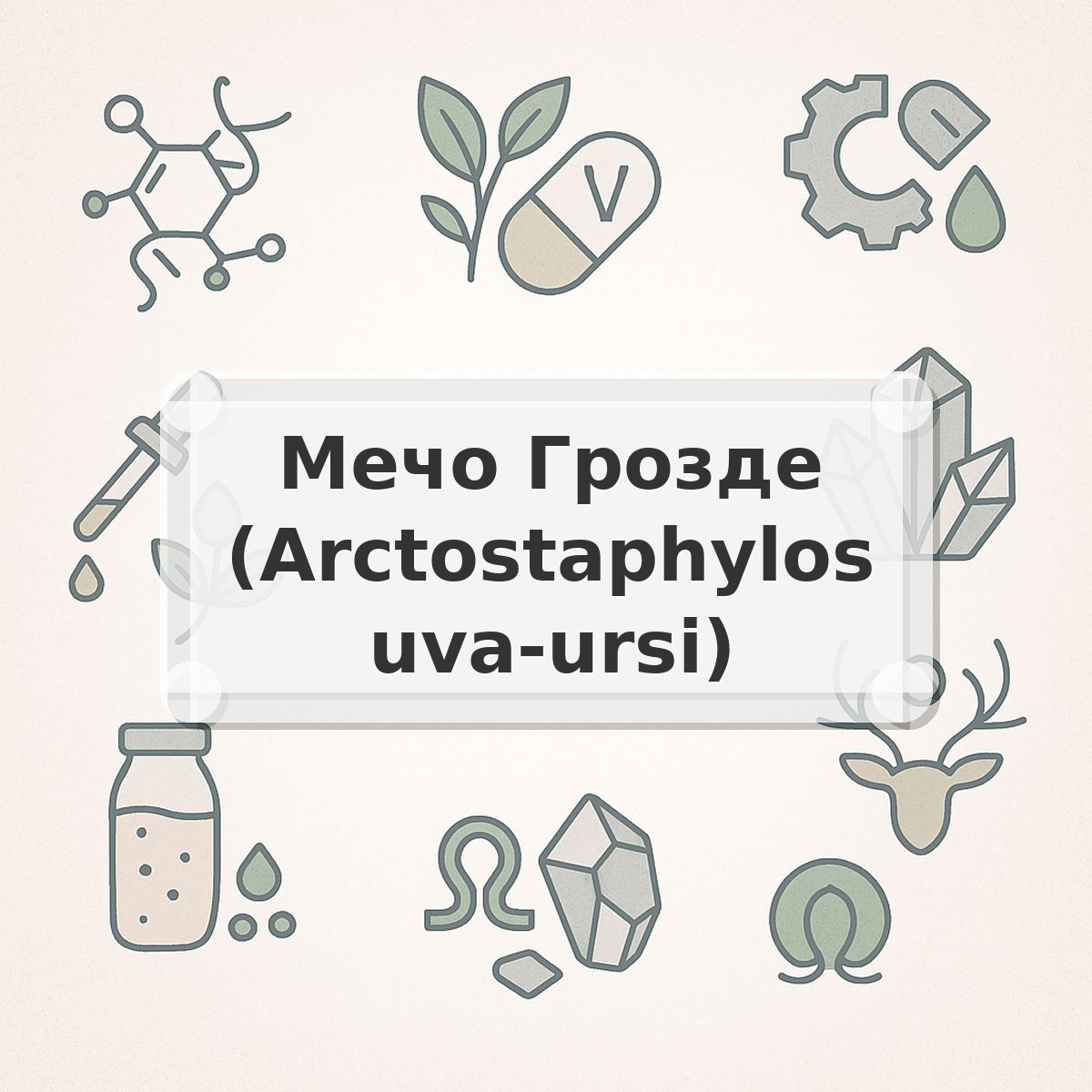 Мечо Грозде (Arctostaphylos uva-ursi)