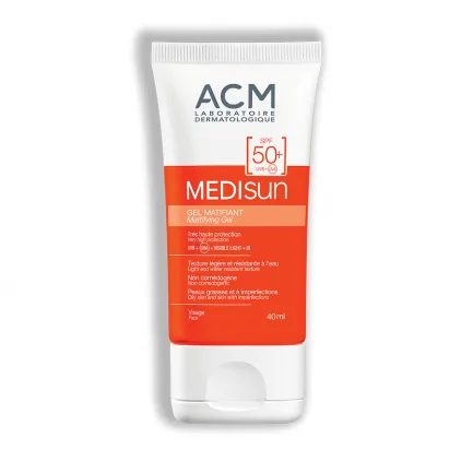ACM MEDISUN Матиращ Гел за Мазна Кожа с Несъвършенства