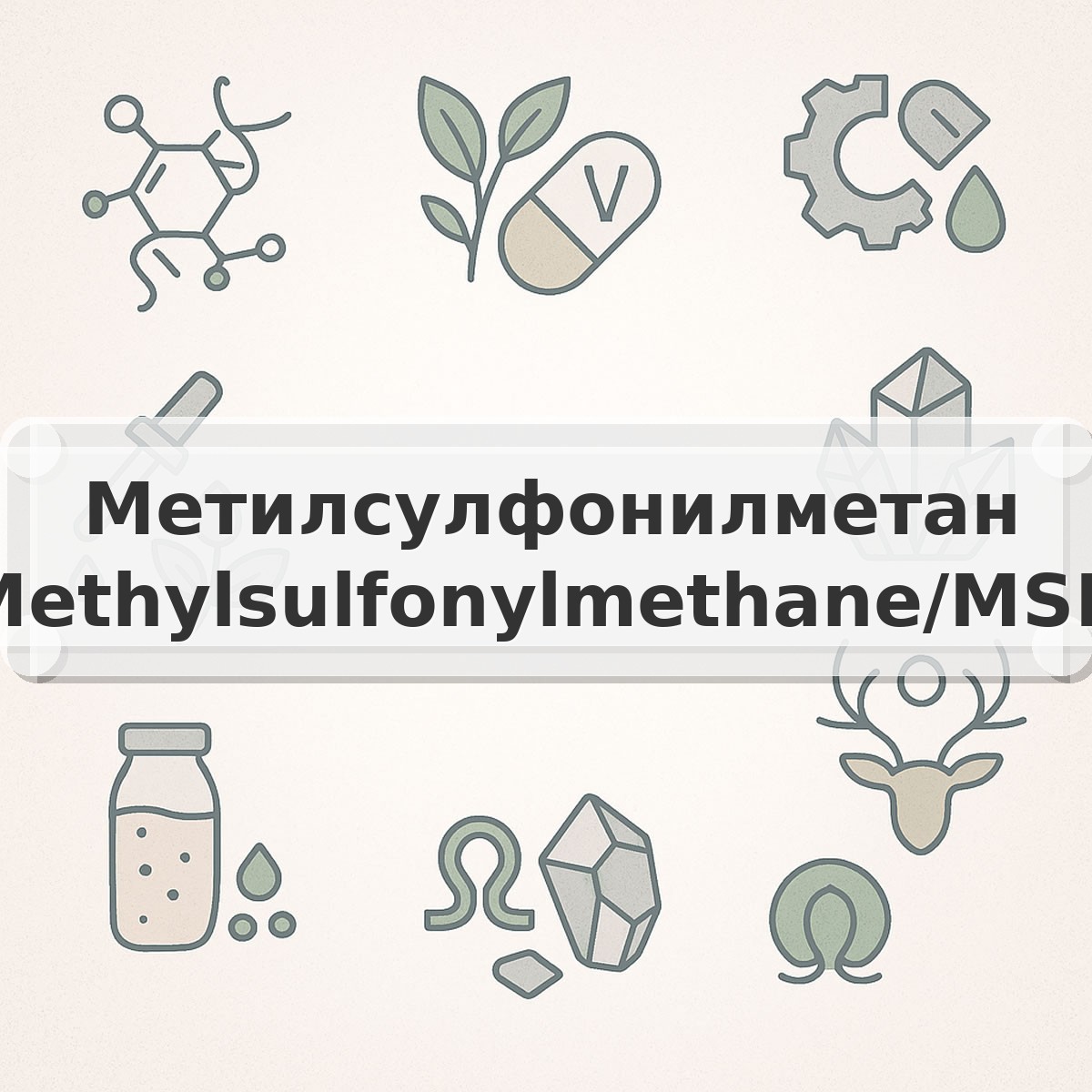 Метилсулфонилметан (Methylsulfonylmethane/MSM)