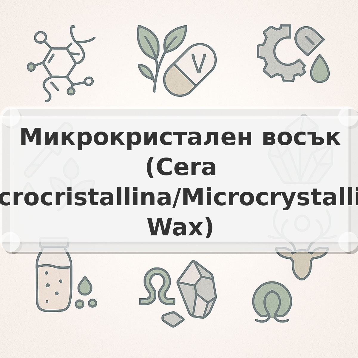 Микрокристален восък (Cera Microcristallina/Microcrystalline Wax)