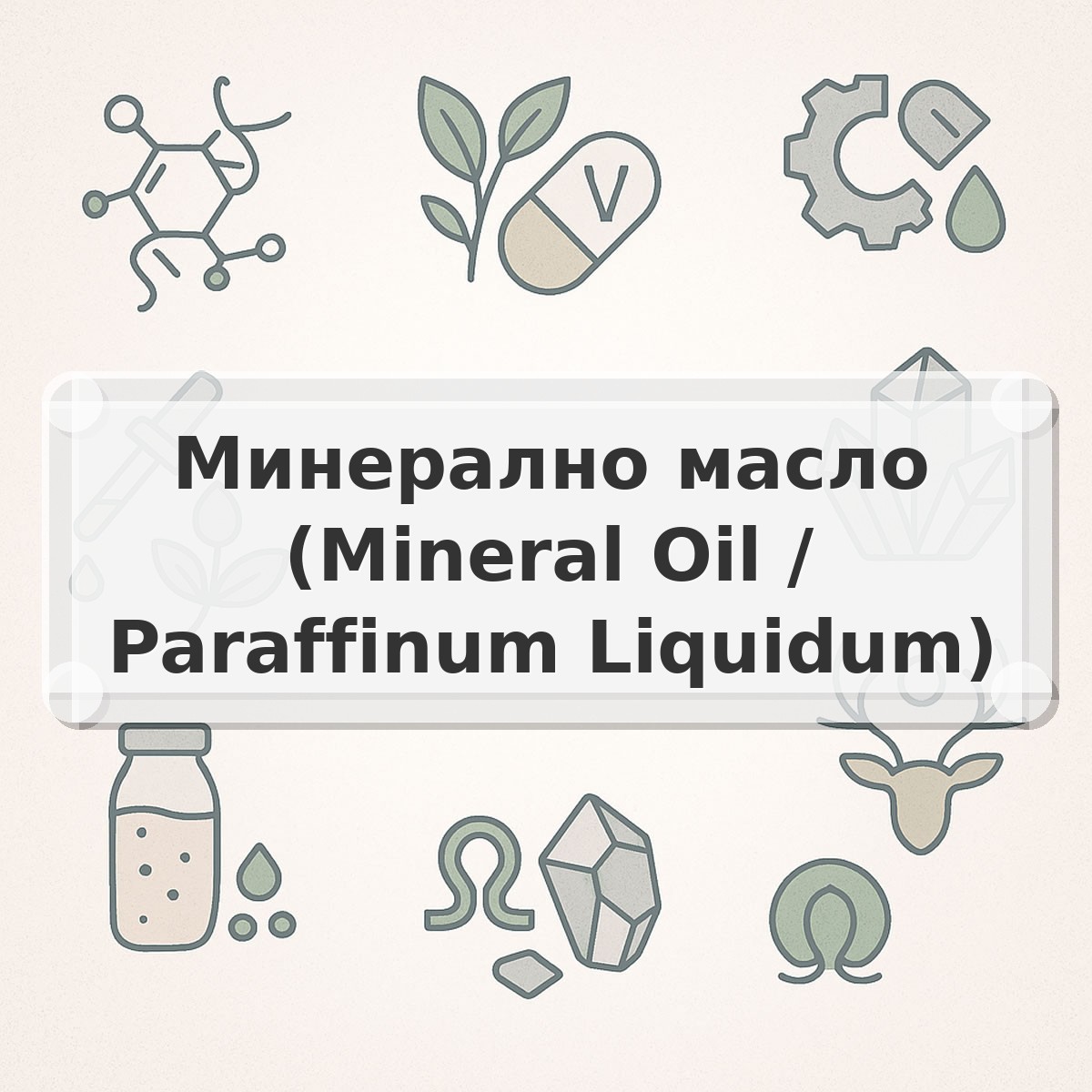 Минерално масло (Mineral Oil / Paraffinum Liquidum)