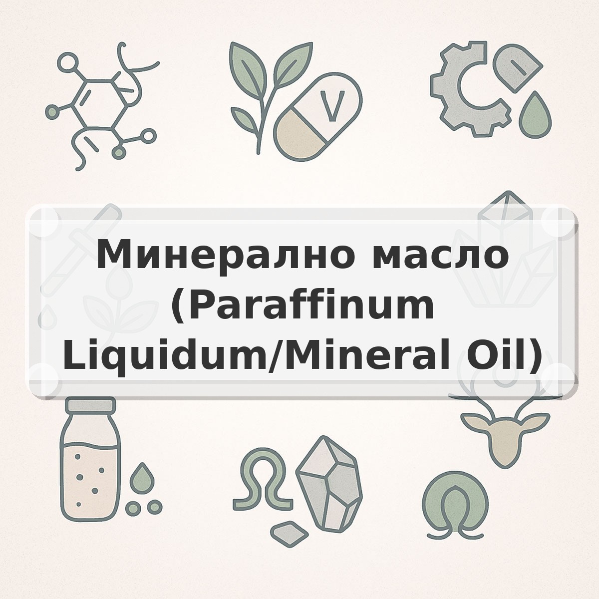 Минерално масло (Paraffinum Liquidum/Mineral Oil)