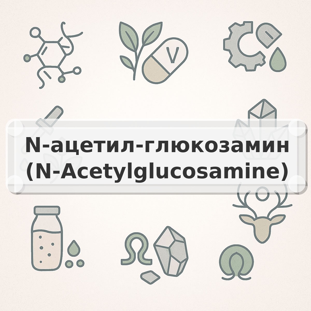 N-ацетил-глюкозамин (N-Acetylglucosamine)