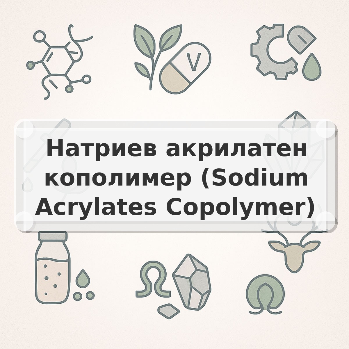 Натриев акрилатен кополимер (Sodium Acrylates Copolymer)
