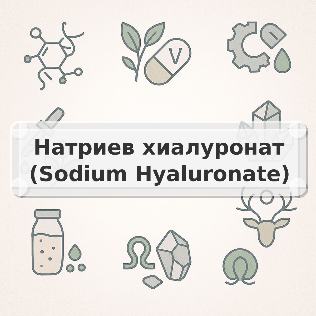Натриев хиалуронат (Sodium Hyaluronate)