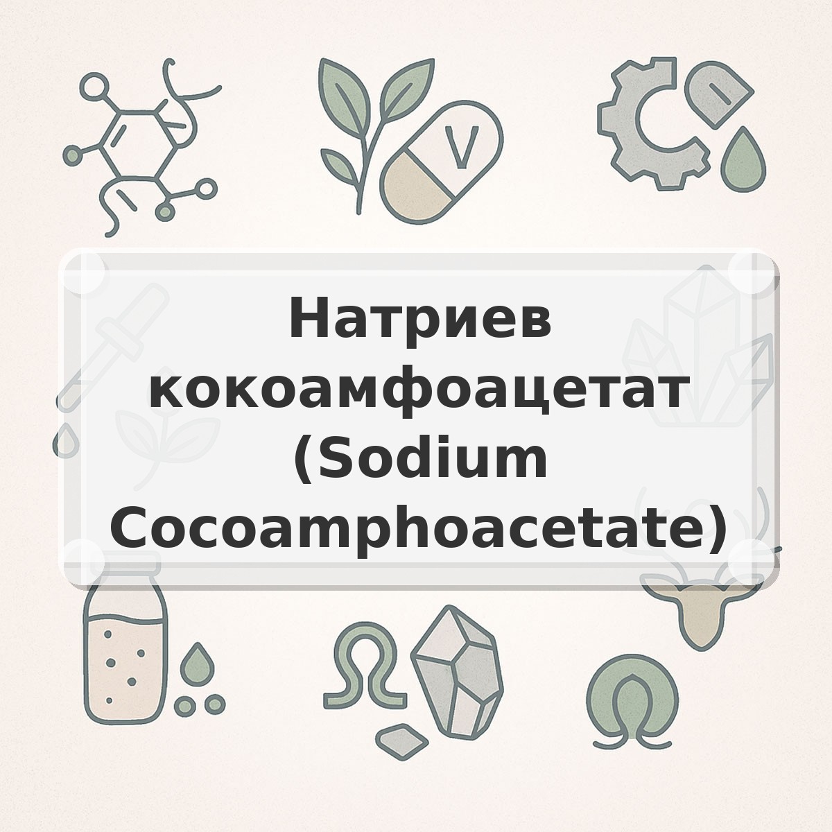 Натриев кокоамфоацетат (Sodium Cocoamphoacetate)
