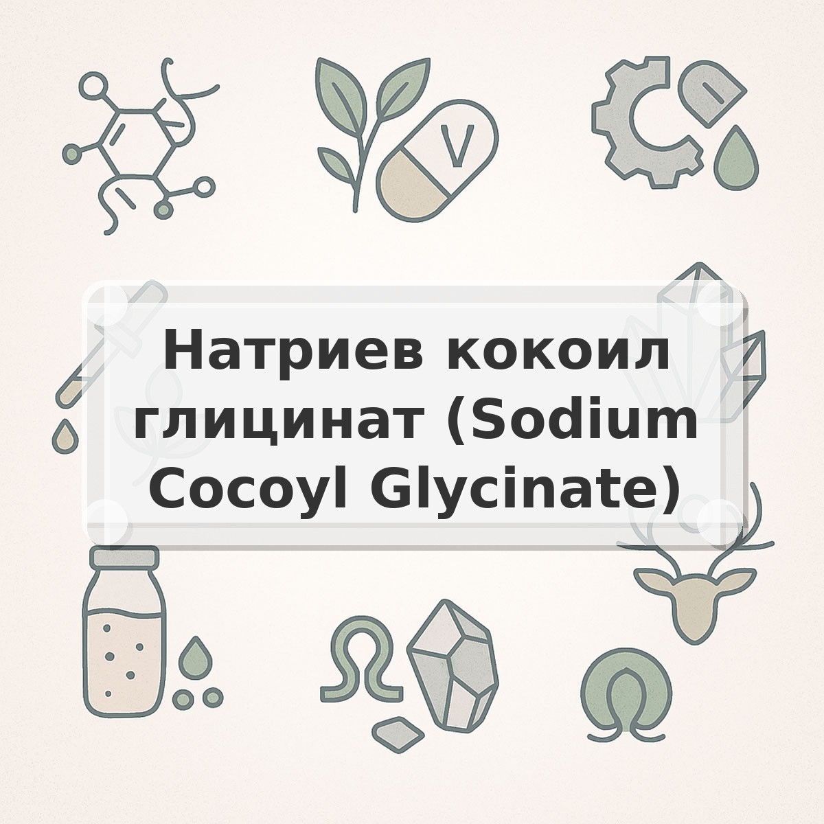 Натриев кокоил глицинат (Sodium Cocoyl Glycinate)